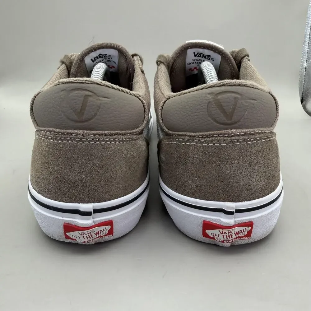 Vans Rowan Skate Shoes Mens 10.5 Walnut Suede ProCush Skateboarding Sneakers